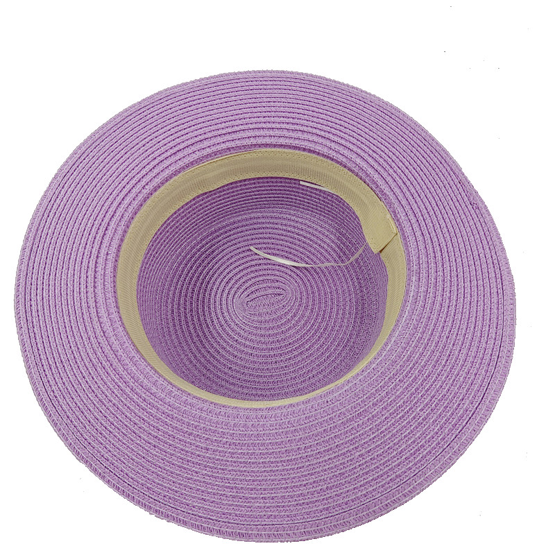 2023 m. Nauja vyriška ir moteriška šiaudinė kepurė rožių raudonų lapų priedai Vasarinė plokščia šiaudinė kepurė nuo saulės Paplūdimys шляпа женская летняя