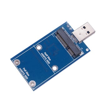 mSATA към USB 3.0 адаптерна платка Външен SSD PCBA Conveter Разширителна карта Поддръжка на външен твърд диск 30*30 30*50 mSATA SSD