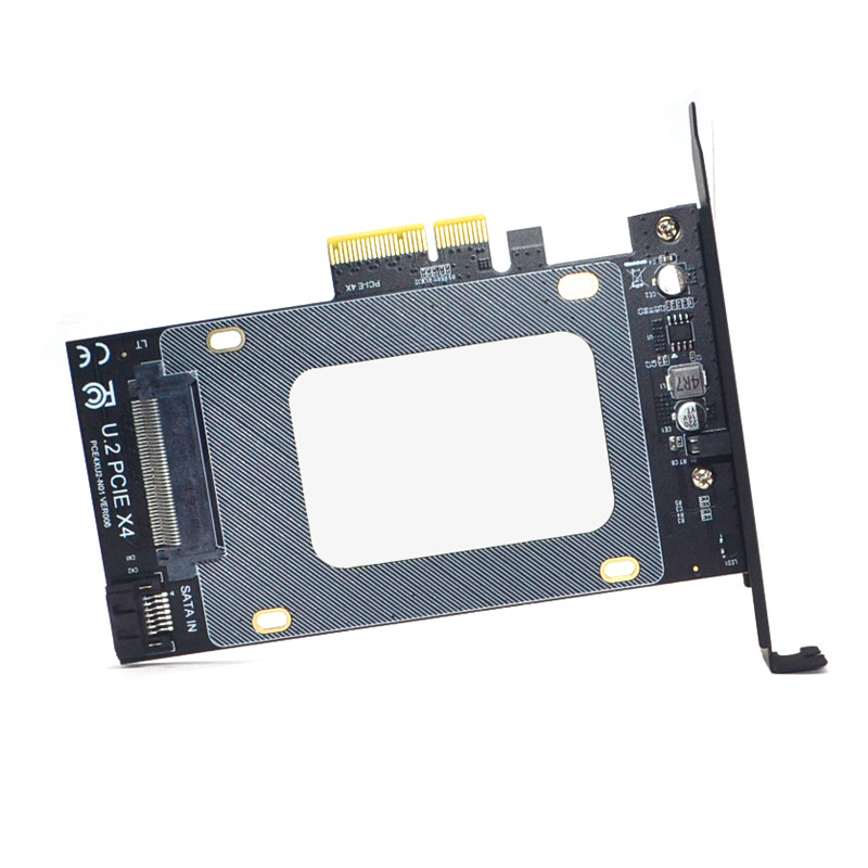 PCIE Riser PCI Express 3.0 X4 į U.2 SFF-8639 Adapteris PCIe U2 SSD į PCI-E išplėtimo plokštė PCI Express x4 iki 2,5" SATA Riser Card