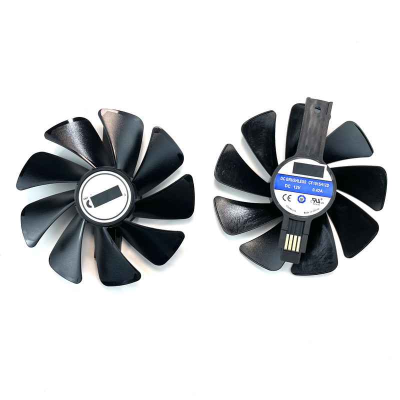 CF1015H12D aušintuvo ventiliatorius, skirtas Sapphire Radeon RX 470 480 580 570 NITRO Mining Edition RX580 RX480 žaidimų vaizdo plokštės aušinimo ventiliatorius