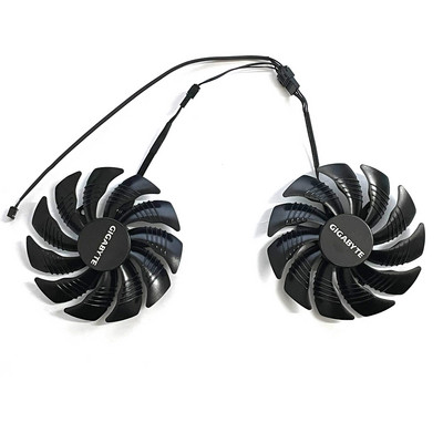 PLD09210S12HH T129215SU DC 12V 0,5A 4Pin 88mm Gigabyte GTX 1050 1060 1070 960 RX 470 480 570 580 grafikos plokštės aušinimo ventiliatorius