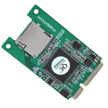 Micro SD TF карта към Mini PCI-E mSATA SSD адаптер конвертор за компютър