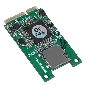 Micro SD TF карта към Mini PCI-E mSATA SSD адаптер конвертор за компютър