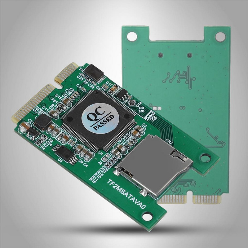 Micro SD TF-kaardist Mini PCI-E mSATA SSD-adapteri konverter arvuti jaoks