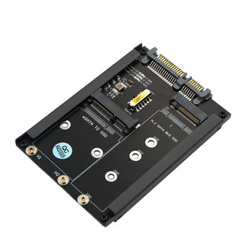 Μετατροπέας Riser Adapter M.2 για NGFF MSATA SSD σε SATA 3.0 Riser Adapter Card 2 in 1