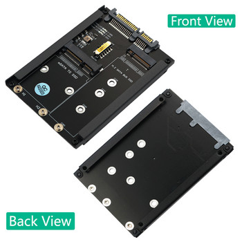 Μετατροπέας Riser Adapter M.2 για NGFF MSATA SSD σε SATA 3.0 Riser Adapter Card 2 in 1