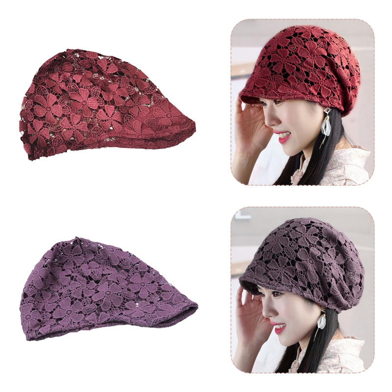 Mados Nėriniai Gėlės Moteriškos beisbolo kepuraitės Minkštos kepuraitės Kepurė Gaubtas Skrybėlė Vasarinės kaukolės Kačiukai Laisvalaikės kepurės Hip-hop skydelis