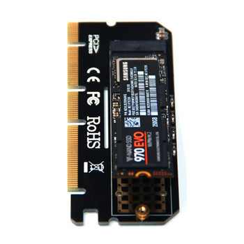 PCI-E3 0 Конектор за разширителна карта Устройство за настолен конвертор Професионално високоскоростно X16 NVMe M 2 адаптер Свързване на оборудване