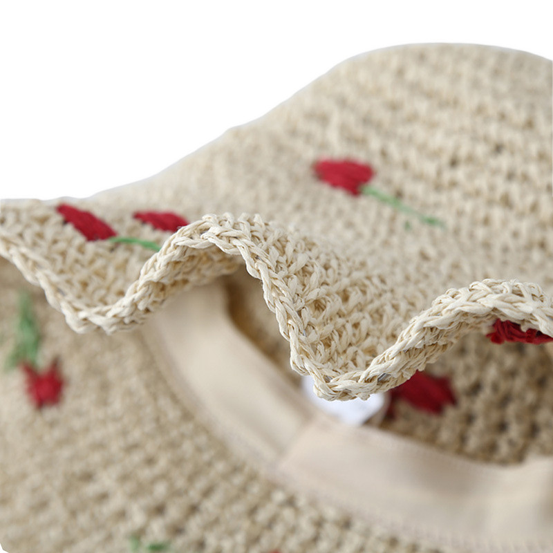 Ženski šešir sa širokim obodom i šilterom, izdubljeni, prozračni, lagani slamnati šeširi, nove modne jednostavne ležerne ljetne kape iz 2023.