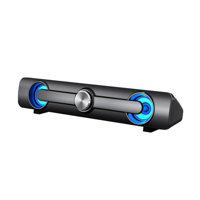 PC Soundbar Безжичен hifi съраунд високоговорител Bluetooth 5.0 Домашен кабелен Компютър Стерео Субуфер Sound Bar PC Лаптоп Театър TV Aux