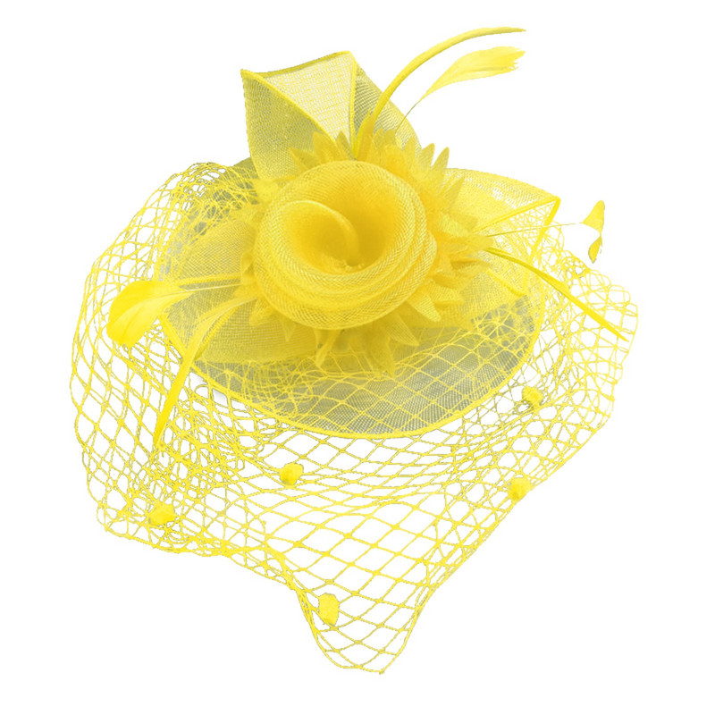 Autós napernyő női fejpánt hajcsat hálós koktélparti virág toll tea esküvői nagy kendő takaró tenisz jelmez