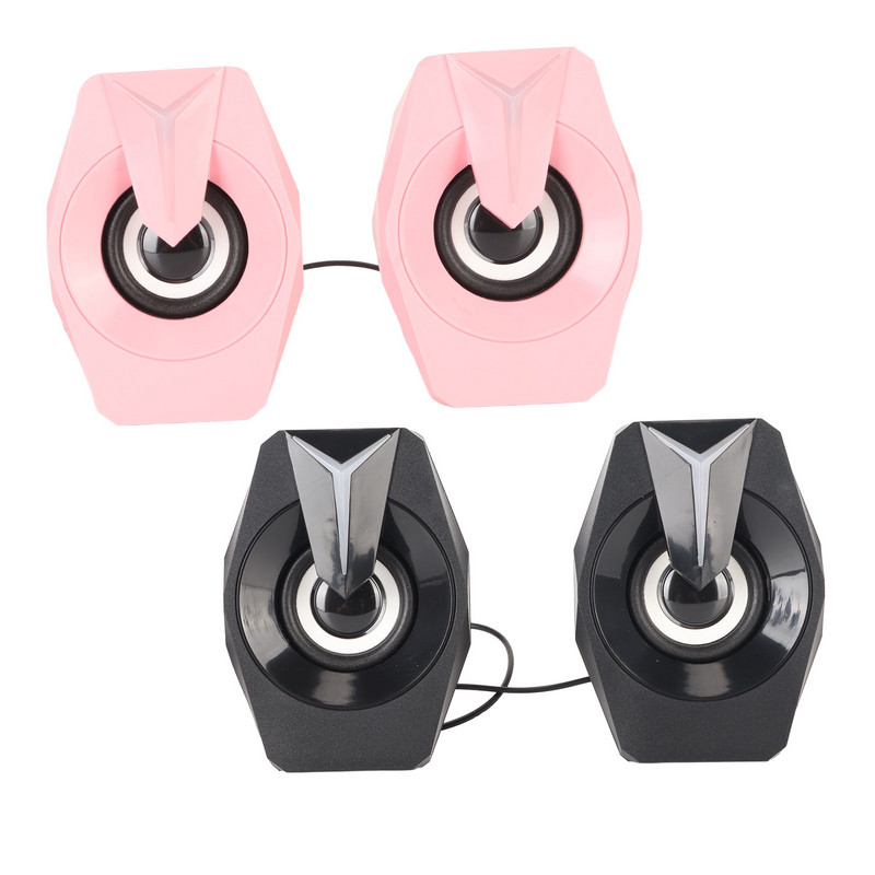 USB tápellátású hangszóró RGB világítással Hangerőszabályzó Hordozható vezetékes mélynyomó hangszóró laptophoz asztali számítógép asztali számítógéphez új