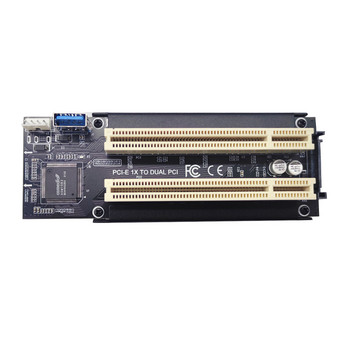 NVME/Mini PCIE/PCI Express X1 към двойна PCI Riser карта, високоефективен адаптер, конвертор, USB 3.0 кабел за настолен компютър ASM1083 чип
