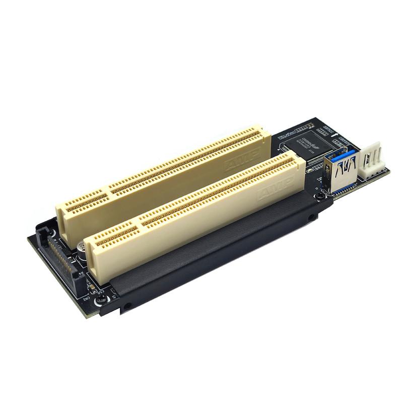 NVME/Mini PCIE/PCI Express X1 la dual PCI Riser Card Convertor adaptor de înaltă eficiență Cablu USB 3.0 pentru desktop PC ASM1083 Chip