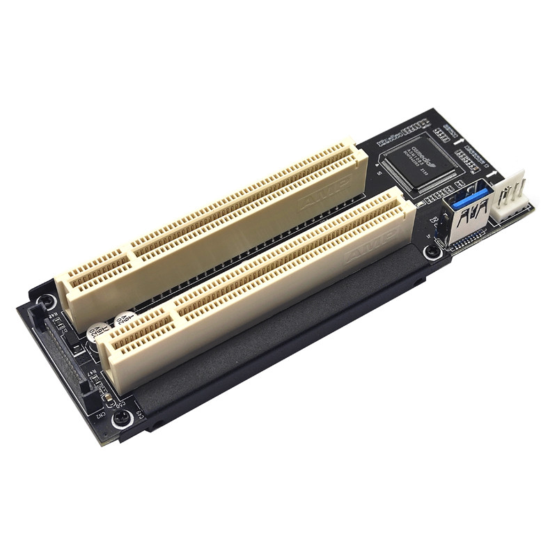 NVME/Mini PCIE/PCI Express X1 la dual PCI Riser Card Convertor adaptor de înaltă eficiență Cablu USB 3.0 pentru desktop PC ASM1083 Chip