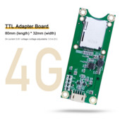 Nuosekliojo prievado prie TTL adapterio pramoninio mini PCIe prie USB 3G 4G moduliui skirta kūrimo plokštė su SIM kortelės lizdu
