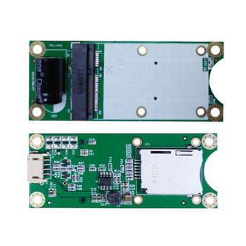 Σειριακή θύρα σε προσαρμογέα TTL Industrial Mini PCIe To USB 3G 4G Module Dedicated Development Board με υποδοχή κάρτας SIM