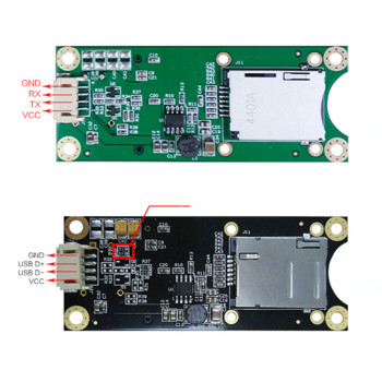 Σειριακή θύρα σε προσαρμογέα TTL Industrial Mini PCIe To USB 3G 4G Module Dedicated Development Board με υποδοχή κάρτας SIM
