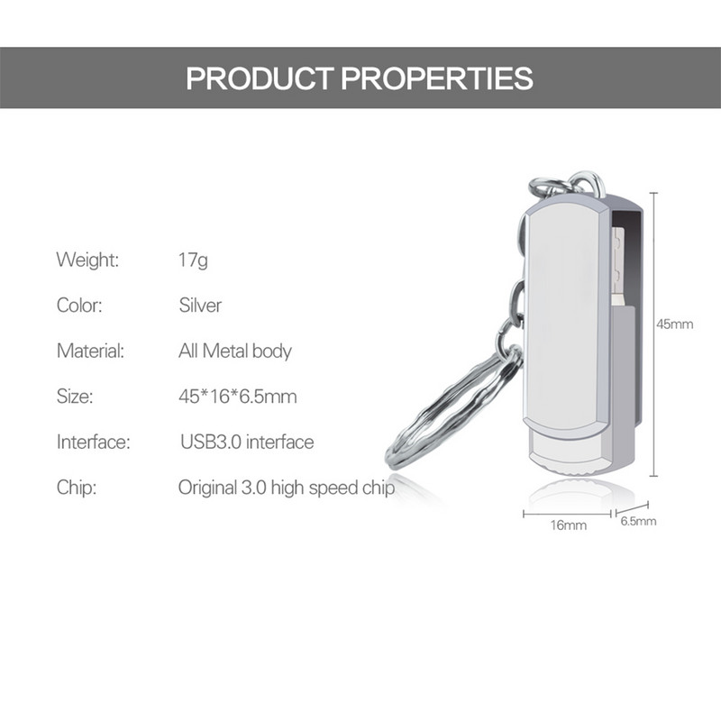Uus 2023. aasta USB 3.0 Pendrive 2TB kiire pliiatsiseade 16TB Metal Cle USB-välkmälu 4TB 8TB kaasaskantav SSD mälu USB-tasuta kohaletoimetamine