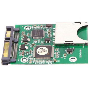 1Pc υψηλής ποιότητας Προσαρμογέας σκληρού δίσκου SD σε SATA Κάρτα SD σε σειριακή κάρτα σκληρού δίσκου Κάρτα SD σε διασύνδεση SATA κάρτα σκληρού δίσκου