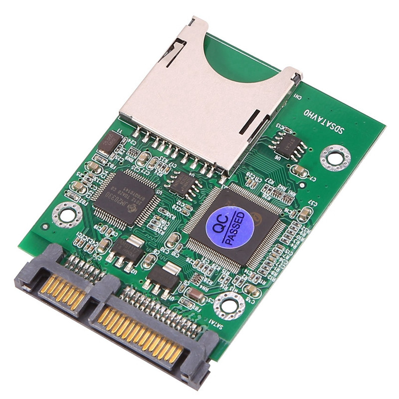 1Pc υψηλής ποιότητας Προσαρμογέας σκληρού δίσκου SD σε SATA Κάρτα SD σε σειριακή κάρτα σκληρού δίσκου Κάρτα SD σε διασύνδεση SATA κάρτα σκληρού δίσκου