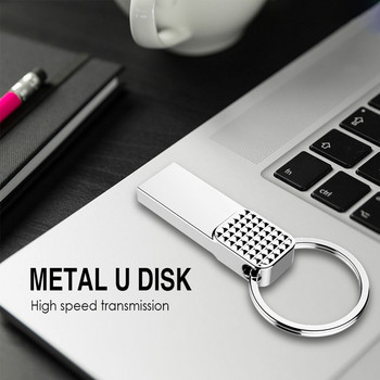 Metal Usb 3.0 Pendrive  Високоскоростен Pen Drive  Сребърни водоустойчиви Cle Usb флаш устройства 512GB Memoria Usb стик