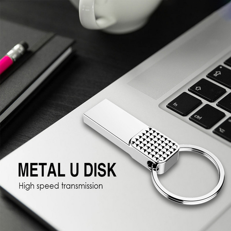 Pendrive metal Usb 3.0 1TB de mare viteză Pen Drive 2TB argintiu Cle USB Flash Drive rezistente la apă 512GB Memorie Stick USB Livrare gratuită
