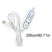 Telecomandă universală USB, reglabilă cu 4 viteze, cu funcție de sincronizare de 2-8 ore