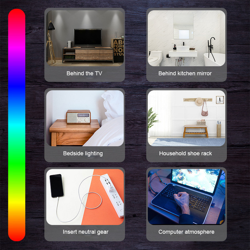 Lumină de noapte amuzantă cu control vocal inteligent Lumină de noapte USB colorată Nu este necesară conexiune la internet Control vocal Mini lampă de noapte USB