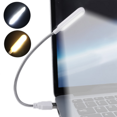 Paindlik mini-LED USB-raamatuvalgusti lugemislamp, mis töötab sülearvuti sülearvuti toiteplokiga, painutatav reguleeritav USB-lugemislamp