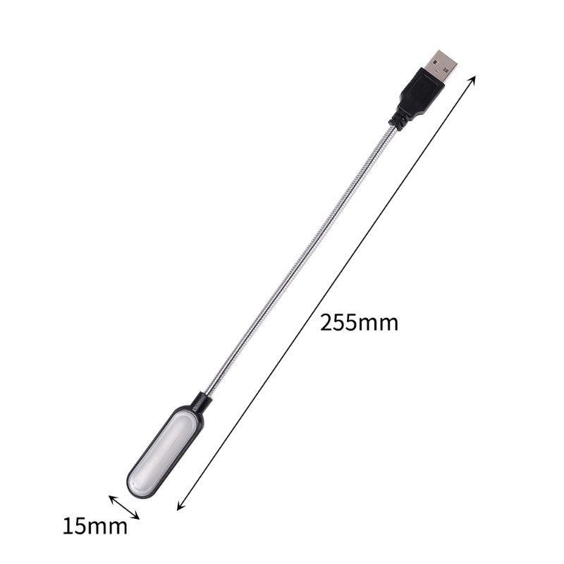 Lampă de lectură cu mini LED USB flexibilă pentru cărți, alimentată de laptop, notebook, banc de alimentare pentru computer, lampă de lectură USB cu reglare pliabilă