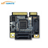 Mini PCI-E PCI Express iki 2 prievadų SATA 3.0 adapterio keitiklio SSD standžiojo disko plėtinio kortelės pridėjimo kortelės SATA daugiklis