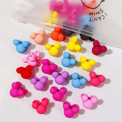 50 τμχ Girs Χαριτωμένο πολύχρωμο λουλούδι αστέρι στέμμα Μικρά μαλλιά νύχια Υπέροχα στολίδια με νύχια φουρκέτες Παιδικά γλυκά αξεσουάρ μαλλιών