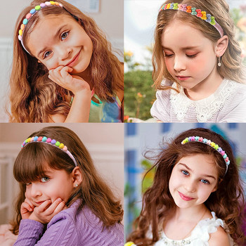 2023 Нови момичета Прекрасни сладки сърца Звездни цветове Цветя Ленти за коса Шапки Детски сладки обръчи за коса Ленти за глава Детски аксесоари за коса