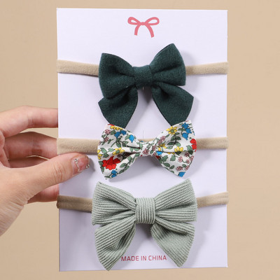 3/4 tk/komplekt pitsprinteriga vibud Peapael lastele Tüdrukutele Vastsündinutele Peapael Nailonist Elastne Juuksepael Peakatted Juukseaksessuaarid Kingitus