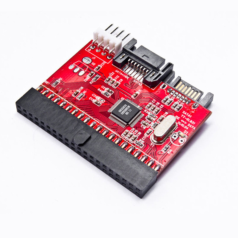 2 viename SATA į IDE adapteris IDE į SATA keitiklis 40 kontaktų 2,5 colio kietojo disko tvarkyklės ATA HDD CD DVD adapterio stovo plokštės palaikymas