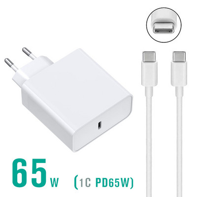 45W 65W 20V 3.25A USB Type C PD lādētājs USB C Power klēpjdatora adapteris Macbook Pro 12 13 Huawei Matebook HP DELL XPS piezīmjdatoriem