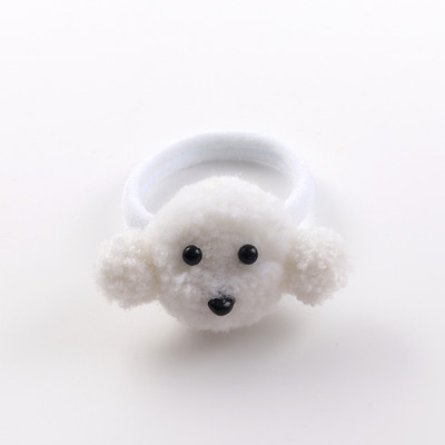 Naujas Mielas Gyvūnų Kailis Kamuoliukas Plaukų žiedas Mergaitėms Elastinė Gumytė Plaukų Juostelės Plaukų Aksesuarai Vaikams Animaciniai Galvos apdangalai Papuošalai Dovana