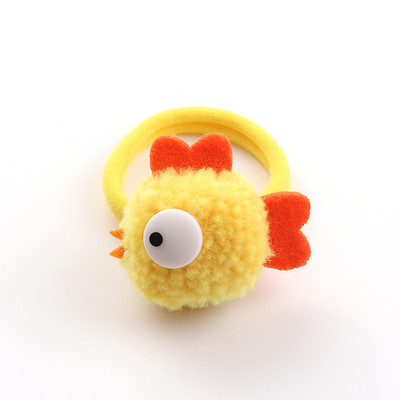 Naujas Mielas Gyvūnų Kailis Kamuoliukas Plaukų žiedas Mergaitėms Elastinė Gumytė Plaukų Juostelės Plaukų Aksesuarai Vaikams Animaciniai Galvos apdangalai Papuošalai Dovana