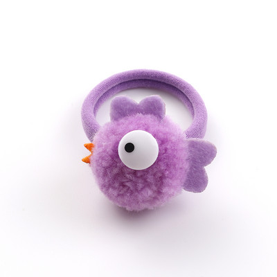 Naujas Mielas Gyvūnų Kailis Kamuoliukas Plaukų žiedas Mergaitėms Elastinė Gumytė Plaukų Juostelės Plaukų Aksesuarai Vaikams Animaciniai Galvos apdangalai Papuošalai Dovana