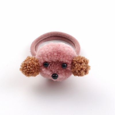 Naujas Mielas Gyvūnų Kailis Kamuoliukas Plaukų žiedas Mergaitėms Elastinė Gumytė Plaukų Juostelės Plaukų Aksesuarai Vaikams Animaciniai Galvos apdangalai Papuošalai Dovana