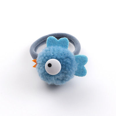 Naujas Mielas Gyvūnų Kailis Kamuoliukas Plaukų žiedas Mergaitėms Elastinė Gumytė Plaukų Juostelės Plaukų Aksesuarai Vaikams Animaciniai Galvos apdangalai Papuošalai Dovana