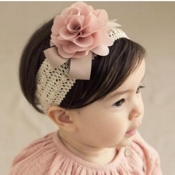 бебешка лента за глава корейски новородени цветя ленти за глава бебешки момичета аксесоари за коса Направи си сам бижута Деца фотографирани снимки аксесоар