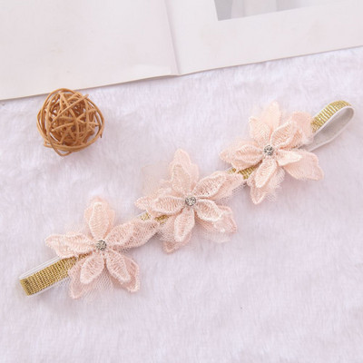 galvos juosta kūdikiams korėjietiškos naujagimių gėlės galvos juostos kūdikių mergaičių plaukų aksesuarai "pasidaryk pats" papuošalai Vaikų fotografuojamos nuotraukos aksesuaras