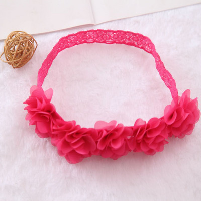 galvos juosta kūdikiams korėjietiškos naujagimių gėlės galvos juostos kūdikių mergaičių plaukų aksesuarai "pasidaryk pats" papuošalai Vaikų fotografuojamos nuotraukos aksesuaras