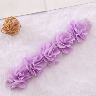 galvos juosta kūdikiams korėjietiškos naujagimių gėlės galvos juostos kūdikių mergaičių plaukų aksesuarai "pasidaryk pats" papuošalai Vaikų fotografuojamos nuotraukos aksesuaras