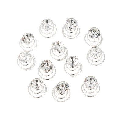 Molans 12vnt Gold Star Plaukų aksesuarai Spiraliniai plaukų segtukai Vestuvių žvaigždės plaukų segtukai Vestuvių galvos apdangalai Loc Dredlock Priedai