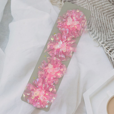 4/10 db Gyerek hajcsat Aranyos átlátszó pillangós hajcsat nőknek Kislányoknak Hajkiegészítők Divat hajcsavarok Hajtűk