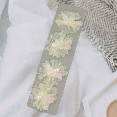 4/10 db Gyerek hajcsat Aranyos átlátszó pillangós hajcsat nőknek Kislányoknak Hajkiegészítők Divat hajcsavarok Hajtűk