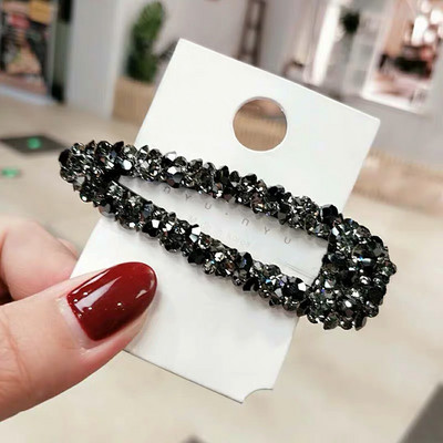 Nove popularne sjajne elegantne BB kopče za kosu Ukosnice za žene, djevojke, kristalne ukosnice, dodaci, kopča za kosu, hvataljka za kosu